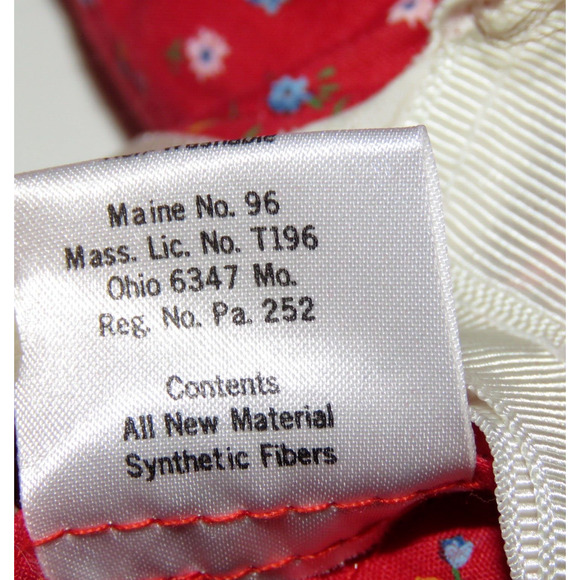 Christmas Rag Dolls Hallmark Cards Inc. Vintage 1981 1985 Red Green Dresses 16" - Picture 11 of 16